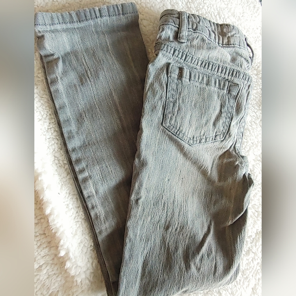 Cherokee Little Girls Pants Size 10 Gray Silver
